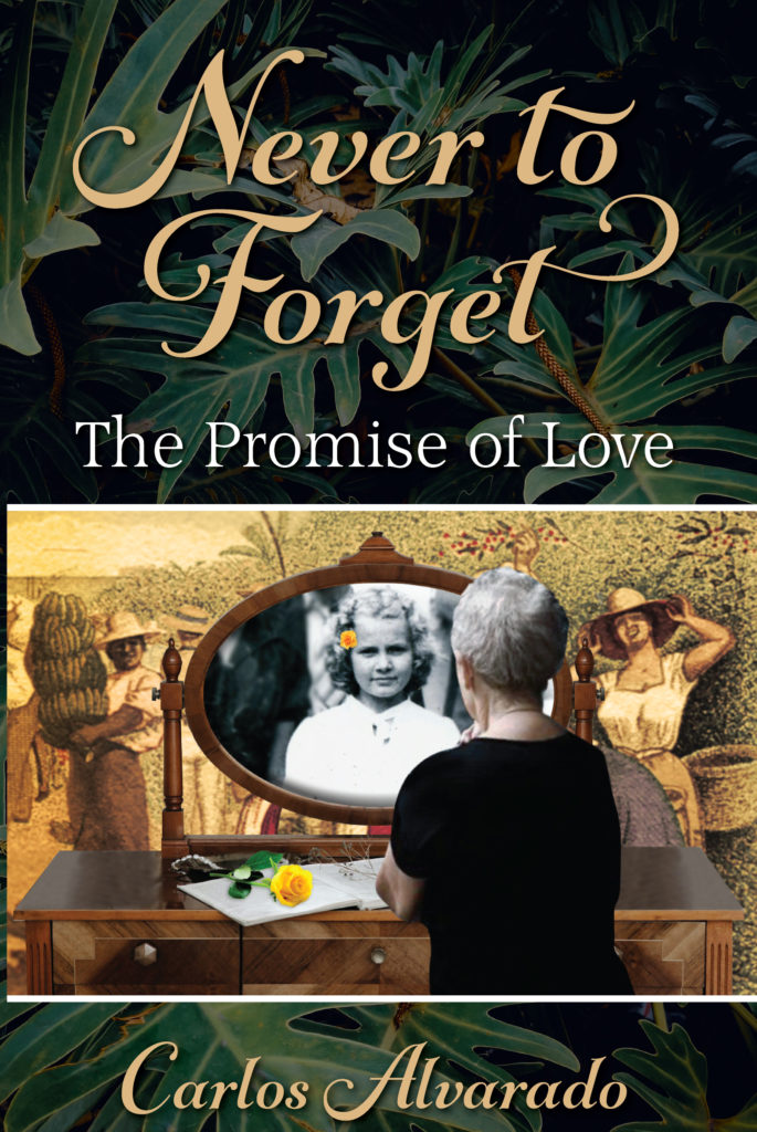 Never To Forget: The Promise of Love by Carlos Alvarado. A courageous and adventurous Costa Rican women struggles to protect her chldren and immigrates to the USA